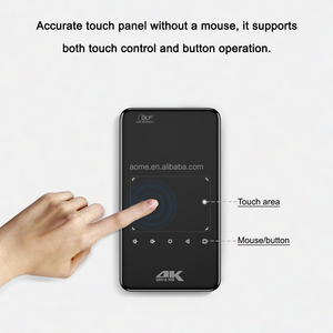 Aome S90 Mini video chiếu DLP xách tay LED 4K <span class=keywords><strong>3D</strong></span> ngoài trời thông minh <span class=keywords><strong>Android</strong></span> 9 5 gam <span class=keywords><strong>wifi</strong></span> được xây dựng trong pin - Product Image 2