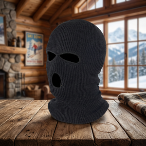 SUN PARK SPORTS Suuer 2025 Sports Balaclava de ski tricotée de haute qualité, couvrant tout le visage, unisexe, 100% Polyester Numérique/Soie - Product Image 3