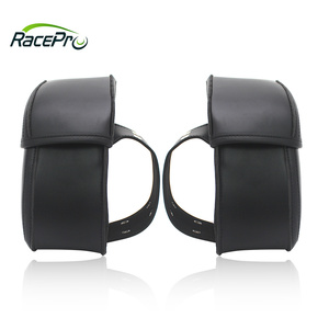 Alforja Universal de cuero PU para motocicleta, <span class=keywords><strong>bolsa</strong></span> de <span class=keywords><strong>herramientas</strong></span> laterales para equipaje, para Honda, Yamaha, Harley, <span class=keywords><strong>KTM</strong></span>, Suzuki, Kawasaki, 1 par - Product Image 5
