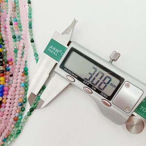 <span class=keywords><strong>Perline</strong></span> Sciolte di Agata Naturale <span class=keywords><strong>da</strong></span> 3 mm, Pietre Preziose Calibrate - Product Image 2