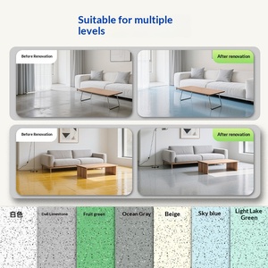 Water-based Epoxy Colored Floor <b>Paint</b> That Mimics Marble, with <b>Waterproof</b>, Stain-resistant and Wear-resistant Properties - Product Image 4