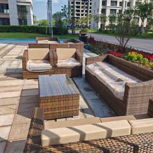 Precio de fábrica moderno a prueba de sol a prueba de agua ocio patio <span class=keywords><strong>terraza</strong></span> balcón ratán jardín sofá al aire libre - Product Image 5