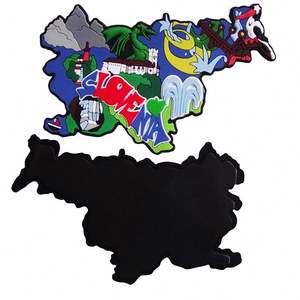 Imán de Refrigerador 3D en Relieve, Recuerdos de Países como Austria, Francia, Italia, Finlandia y Holanda, Imanes de PVC Personalizados de Goma para Refrigerador - Product Image 1