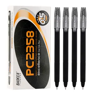 Hindistan depo Ddp fiyat 0.5mm jel kalem ofis kullanımı kauçuk yüzey jel mürekkep kalemi
