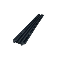 Protector de Cable de Alta Visibilidad de 2 Canales, Protector de Velocidad Reflectante para Carretera y Suelo