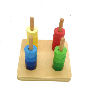 Matériel Montessori pour nourrissons, aide pédagogique préscolaire, apprentissage de la permanence de l'<span class=keywords><strong>objet</strong></span>, boîte pour bébé, jouet éducatif en bois - Product Image 1