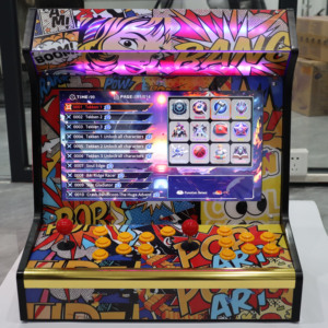 Tay cầm phản hồi nhanh 2 người chơi, máy chơi game thùng 22 inch hoạt động bằng tiền xu, Pandora <span class=keywords><strong>Pro</strong></span> 3D với hơn 26800 trò chơi dành cho trung tâm giải trí - Product Image 3