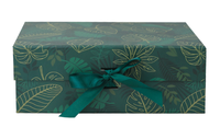 Boîte cadeau en carton rose à motifs floraux LFBOX avec couvercles magnétiques, 1 paquet |   Grandes boîtes de demande en mariage pour demoiselles d'honneur 13.8x8.3x4.4 Boîte rectangulaire pour mariage