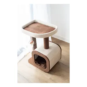 Wholesale Sisal Pet Supplies Cat Tree Sisal Climbing Frame Cat Tree Condo with Scratching Post as Cat Lover Furniture Gift