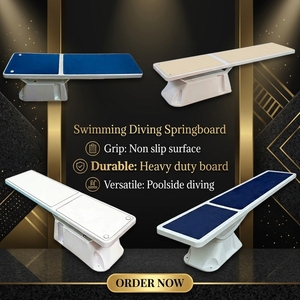 Trampoline de <span class=keywords><strong>piscine</strong></span> incurvé en fibre de verre, couleur personnalisable, résistant à la corrosion, antidérapant, accessoires pour <span class=keywords><strong>piscine</strong></span> - Product Image 1
