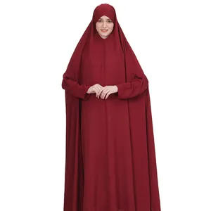 Großhandels preis 1 Stück Saudi-Arabien Dubai langes Gebets kleid islamische weibliche Jilbab muslimische französische Jilbab