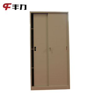 Armoire en métal de style industriel moderne avec porte coulissante en acier et fonction pliable - Product Image 4