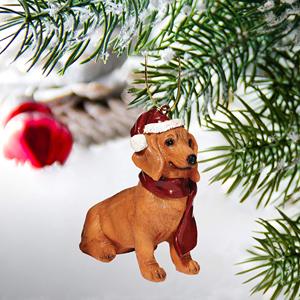 <strong>Dachshund</strong> Christmas Resin Ornament-Cute <strong>Gift</strong> for Dog Lovers, Full Color - Product Image 5