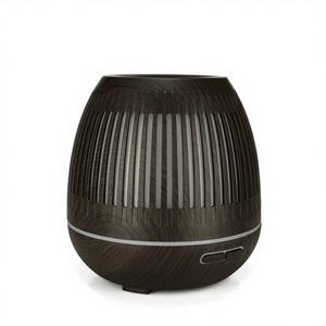 เครื่องกระจายกลิ่นอโรมาอัจฉริยะ Tuya ลายไม้ 0.5 ลิตร ควบคุมผ่านแอพ เครื่องเพิ่มความชื้นแบบอัลตราโซนิก ของขวัญสำหรับบ้านและออฟฟิศ เครื่องพ่นไอน้ำ - Product Image 2