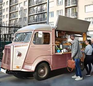 Camión de comida alimentado por panel solar con certificación rumana Carro de comida de barbacoa ecológico para la industria alimentaria de Europa - Product Image 6