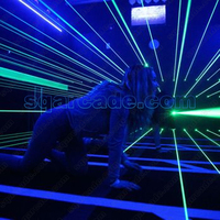 SQactivaPlay Parc d'attractions intérieur, divertissement sportif, jeu de labyrinthe laser multijoueur, arène de jeu d'évasion active, laser stimulant