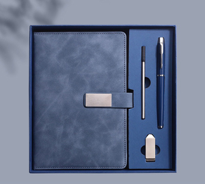 Coffret Cadeau de Carnets Professionnels A5 en Gros IStapromo – Personnalisation du Logo pour Réunions Annuelles d'Entreprise – Faux Cuir Dorland Papier Sans Fil - Product Image 2