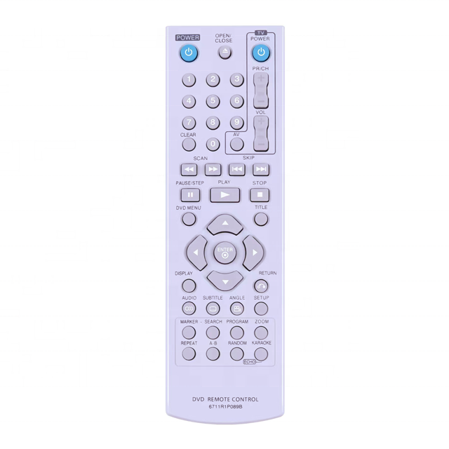 Hostrong Factory OEM ODM 6711R1P089B Remote Conntrol for DVD Video Player DVX162 DVX172 DVX276 DVX286 Support Custom