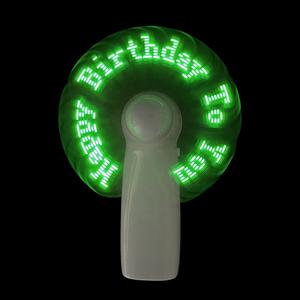Renkli el programlanabilir mesaj Fan Led parti özel Mini ışık mesaj Fan yaratıcı Logo baskı mesaj Fan - Product Image 1