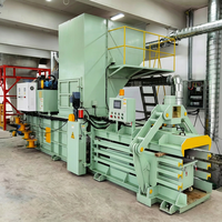 Presse à balles hydraulique automatique pour papier usagé, machine de recyclage et de compression, équipement de traitement des déchets en carton et plastique avec contrôle PLC
