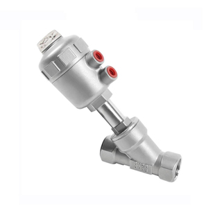 วาล์วควบคุมลมแบบมุมฉาก สเตนเลสสตีล แบบสองทาง สำหรับน้ำ ไอน้ำ และลม - Product Image 2