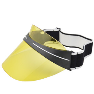 Chapeau de protection solaire avec visière à large bord réglable pour le cyclisme, été, unisexe, adulte, en PVC - Product Image 5