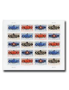 Sellos Postales de EE. UU., Pegatina Anti-falsificación, Sellos Postales Permanentes, Pegatinas de Sellos Postales de EE. UU. para Decoración de Fiestas - Product Image 3