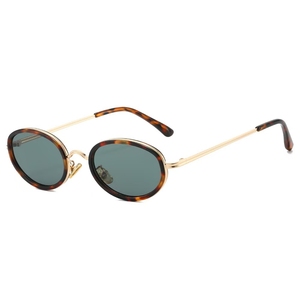 Gafas de Sol de Moda para Mujer, Diseño Ovalado <span class=keywords><strong>Mini</strong></span>, Marco Metálico, Protección UV400, para Primavera/Verano 2026, Ideales para Uso Diario, Conducir y Viajar - Product Image 2