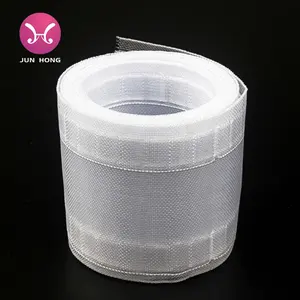 Transparent Ripple Fold Curtain Tape Nylon Ribbons With Hang Button For Home Decoration Accessories