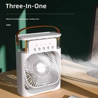 Mini-refroidisseur d'air et ventilateur de bureau allemand avec fonction d'humidification, alimenté par USB, refroidissement par eau, pour dortoir