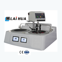 Machine de polissage et de rectification métallographique à double plateau, polisseuse manuelle autonome avec tête oscillante automatique