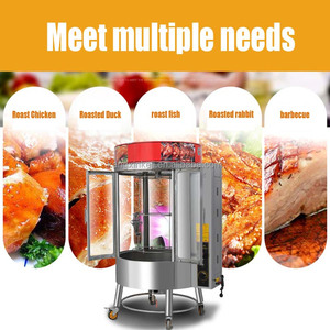 Rôtissage rotatif Commercial de poulet, four à canard à gaz automatique, rôtissage rotatif électrique - Product Image 2