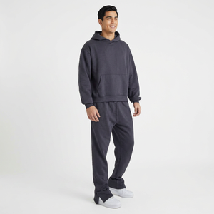Chándal Unisex Deportivo para Correr y Entrenar, Ligero, Estampado, con Capucha, 100% Algodón, Estilo Urbano, para Invierno - Product Image 1