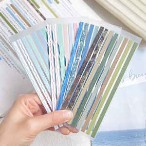 Morandi Colors Clear Index Flag Tabs Marcador de página transparente Marcadores PET Memo Stickers - Product Image 1