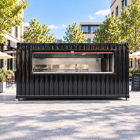 Dapur Kontainer Modular 20ft/40ft, Bar Kontainer, Stan Makanan Cepat Saji, Toko Burger & Sandwich, Restoran Dapur Bergerak Prefab