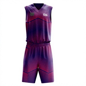 Maillots de basket-ball réversibles en gros, derniers modèles, logo personnalisé et numérotés, maillots de basket-ball réversibles pour hommes - Product Image 1