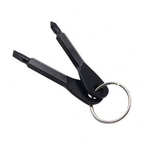 Destornillador EDC Portátil de Acero Inoxidable, Herramienta Multiusos Mini para Llavero, para Uso Diario, Promocional con Serigrafía - Product Image 2