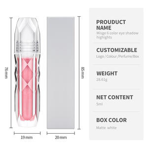 TikTok บลัชออนหน้าใสแบบไม่ใส่โลโก้ได้อย่างนุ่มสบายอายแชโดว์แบบน้ำ - Product Image 6