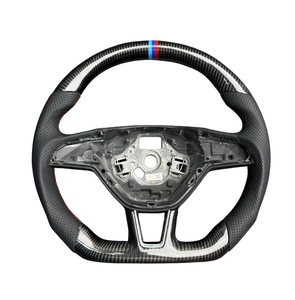 Volant de voiture en fibre de carbone et Alcantara avec LED pour Skoda Karoq <span class=keywords><strong>Octavia</strong></span> Mk3 <span class=keywords><strong>Vrs</strong></span> 2 3 Mk4 <span class=keywords><strong>Vrs</strong></span> Superb Kodiaq rs Rapid yeti <span class=keywords><strong>2020</strong></span> - Product Image 2