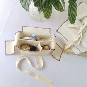 BSCI Custom patta di cotone busta busta di imballaggio regalo per gioielli di lusso <span class=keywords><strong>in</strong></span> <span class=keywords><strong>tessuto</strong></span> busta cosmetica - Product Image 4