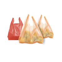 Mesin Pemotong Kantong Belanja Plastik Nylon Otomatis Lini Produksi Mesin Pembuat Kantong Plastik T-shirt Polietilen