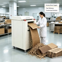 Trituradora Industrial de Cartón para Reciclaje, Modelo 825, Máquina para Triturar Cajas de Cartón Corrugado con Certificado CE