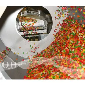 Leaf shape vitamin gummy production line Hydration Support Gummies processing machine for sale