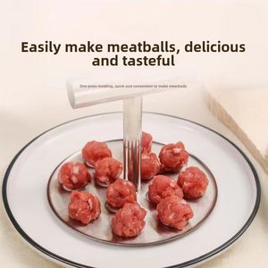 Moule à boulettes de viande en acier inoxydable à 12 cavités pour la cuisine, outil de façonnage extrudé, vente en gros - Product Image 3