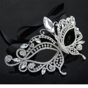 Vente chaude venise Sexy femmes couronne diamant adulte maquillage balle accessoires anniversaire mariage fête demi visage <span class=keywords><strong>masque</strong></span> Halloween cadeaux - Product Image 4