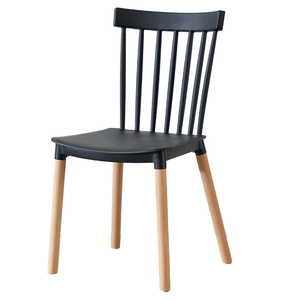Windsor Holzbein-Stühle Esszimmerstühle PP-Kunststoffstühle Modernes Design Günstiger Preis Hebie Fabrik - Product Image 3