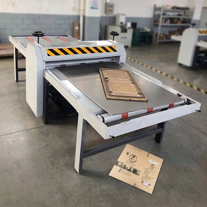 Semi-automatic Flat Corrugated Sheet Press Platform Manual <b>Box</b> Creasing Die Cutting Machine - Product Image 1