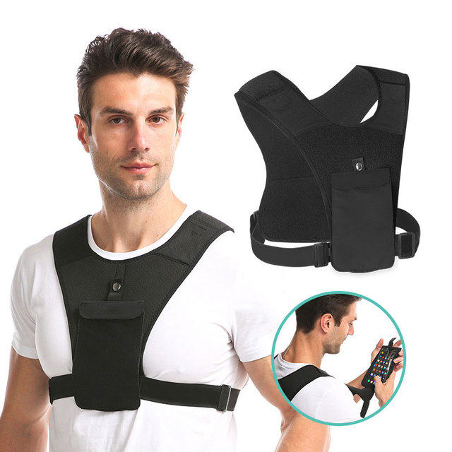 Breathable Portable Running Vest Phone Holder for Outdoor Sport Customized Size Waterproof Reflective Vest Running