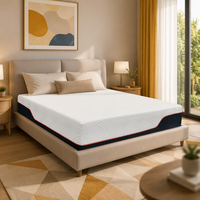 Großhandel Orthopädische Komfortable King-Size Vakuumkomprimierte Roll-Pack Memory-Schaum-Matratze mit Eigenem Logo für Heim- und Hotelgebrauch