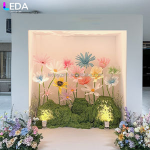 LEDA - Boîte photo carrée en acrylique blanche, nouveau design, pour mariages, anniversaires, banquets et réceptions - Product Image 1